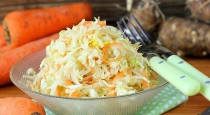 Sauerkraut Salad and Jerusalem Artichoke